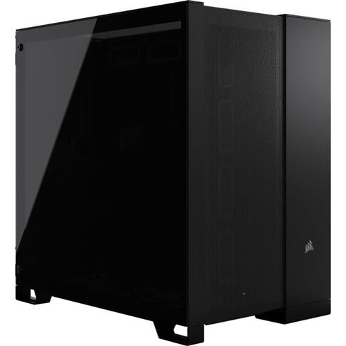 CORSAIR 6500D AIRFLOW - Mid tower - ATX - panneau latéral fenêtré (verre trempé) - pas d'alimentation (ATX) - noir - USB/Audio