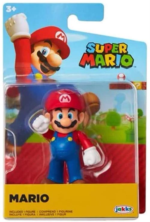 World of Nintendo - 08719 - Super Mario - Figurine articulée 6.3cm - Mario