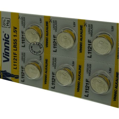Pack de 10 piles Vinnic compatible avec VINNIC L1121F - Otech