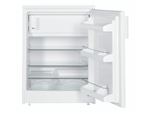 Refrigerateur Encastrable/habillable tout utile, volume utile 151 L, hauteur de niche 82 cm, a installer sous plan de travail. Equipement interieur en verre et ABS blanc avec eclairage LED