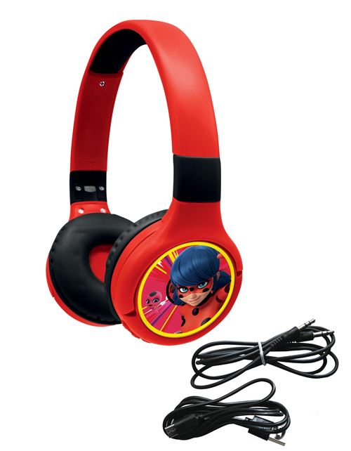 Lexibook Casque Bluetooth Enfant 2 en 1 Coccinelle - Image 3