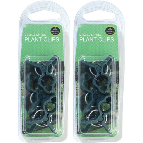 Garland - Pinces de fixation en plastique pour plantes (Lot de 10)