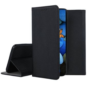 Housse pour Samsung Galaxy S24 5G - etui coque pochette portefeuille + verre trempe - NOIR MAGNET - htdmobiles - 1