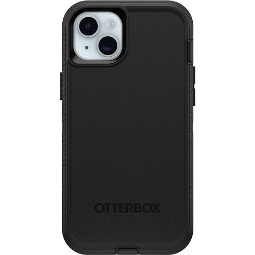 Non Communiqué Noir Otterbox Defender Series - Coque De Protection Pour Téléphone Portable - Compatibilité Avec Magsafe - Polycarbonate, Caoutchouc Synthétique - Pour Apple Iphone 14 Plus, 15 Plus