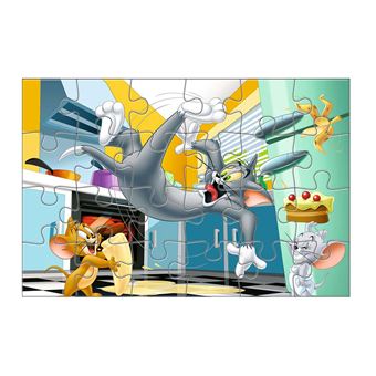 Puzzle de 24 Pièces Thème Tom et Jerry de la Collèction Giant Floor ...