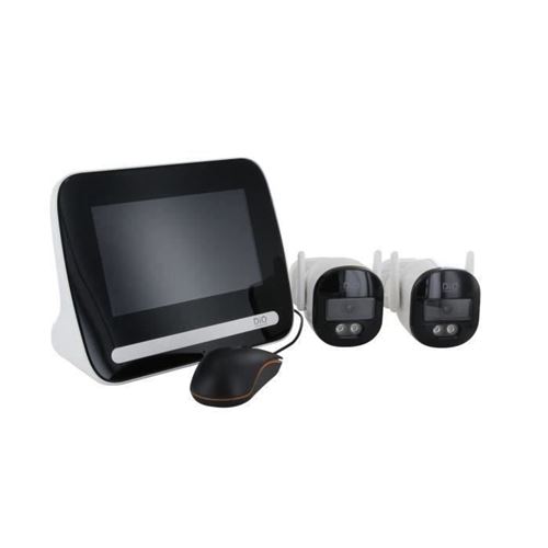 Dio Connected Home 2 Caméras Sans Fil - Lcd/Nvr Sans Fil - 7 - 3Mp - Neuf - Image 4