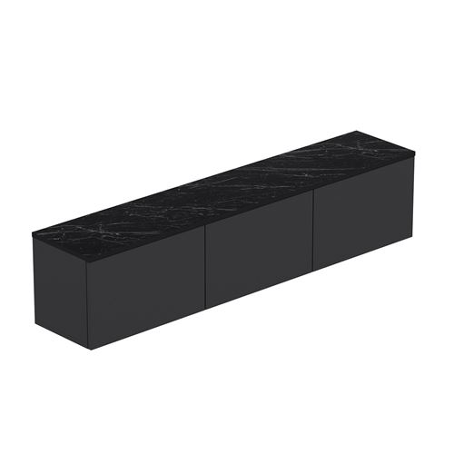 HANAH HOME Meuble Tv En Bois ""neon"" - 160 X 32 X 35 Cm - Anthracite