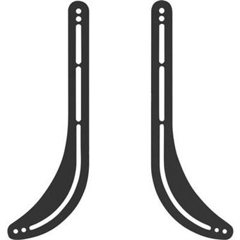 My Wall HZ21L Support pour barre de son rigide noir - 1