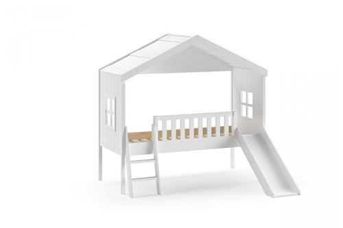 Non Communiqué Blanc Lit Cabane 90X200 Housebeds