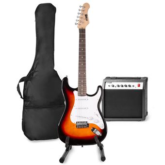 Max GigKit - Guitare Électrique Pack Débutant Ampli 40 Watts et Stand - Sunburst - 1