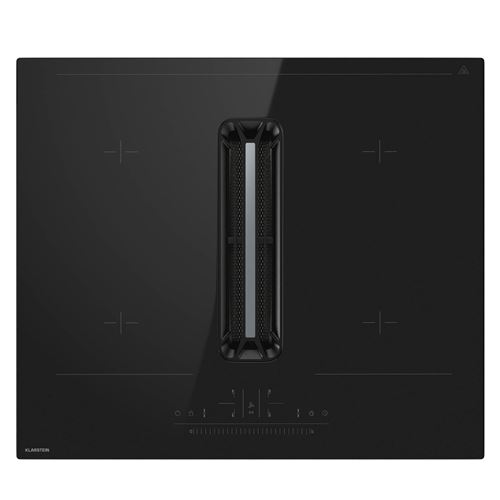 KLARSTEIN Airjet Hybrid Down Air System Table De Cuisson &Agrave; Induction Avec Hotte Int&eacute;gr&eacute;e 477 M&sup3;/h Cee A+
