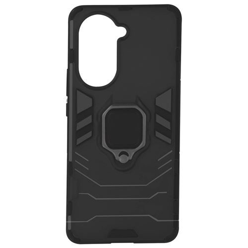 Coque pour Huawei Nova 10 Pro Hybride Antichoc Bague Métallique Support Avizar Noir