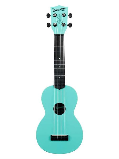 Kala KA-WMG-BL-S - Waterman, ukulélé soprano - Aqua Mist Glow in the Dark