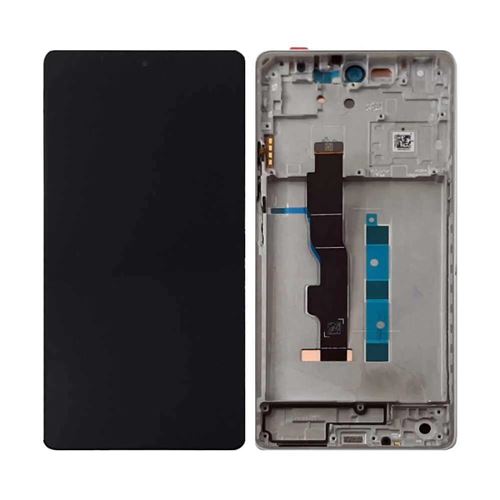 Ecran Lcd Et Vitre Tactile Avec Châssis Blanc Pour Xiaomi Redmi Note 13 5G (Original Pulled)