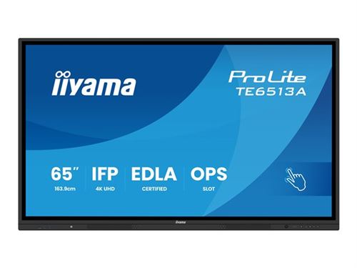 Iiyama - ProLite TE6513A-B1AG - Écran LCD 65 pouces - 4K UHD - Signalétique numérique interactive - Image 3