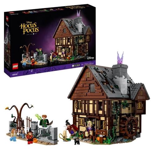 Ideas Hocus Pocus Disney : le manoir des sœurs Sanderson 21341 -Set de construction - Un cadeau d'Halloween pour les adultes