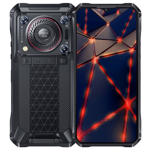 Téléphone Portable Incassable OUKITEL WP33 Pro 6,6 pouces FHD 5G MTK Dimensity 6100+, 24GB(8+16)RAM+256GB ROM, Batterie 22000mAh