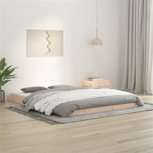 VIDAXL - Cadre de lit - Pin Massif - 150x200 cm - Image 2