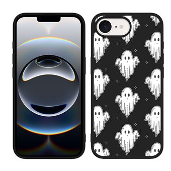 Coque IPhone 16e Motif Cœur Bouclé - Design Galvanisé Métallique, Protection Antichoc Et Bordure Ondulée