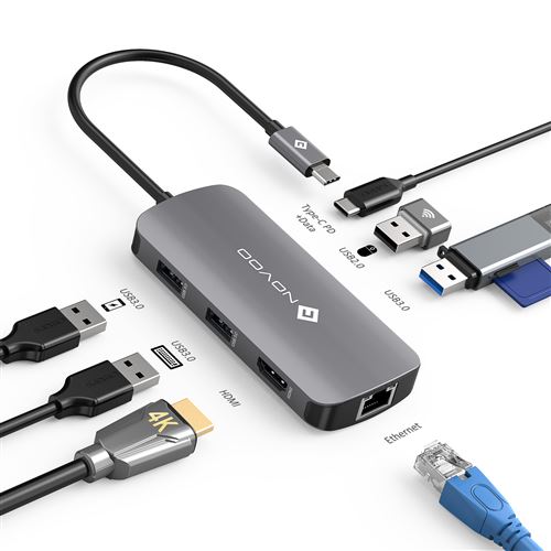 Adaptateur Multiport USB C Novoo (Vendeur Tiers) –
