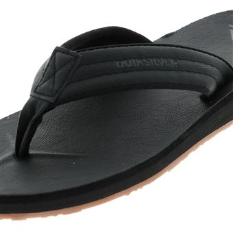 Tongs claquettes Quiksilver Carver nubuck nr tong Noir Taille 44 Chaussures et chaussons de sport Achat prix fnac