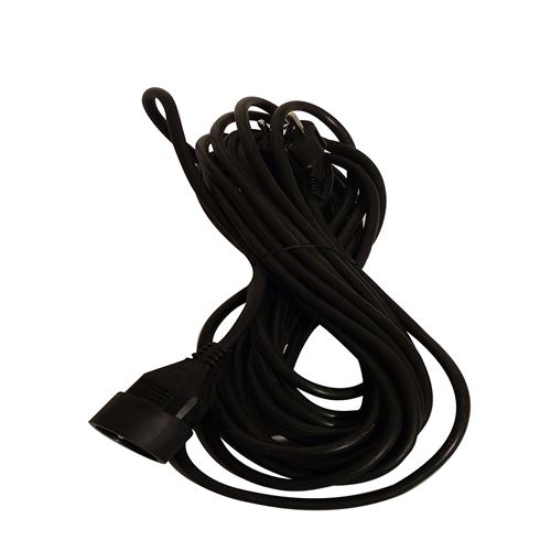 Chacon Noir - Prolongateur Ho5vvf 3X1,5Mm²- 10M - Image 1
