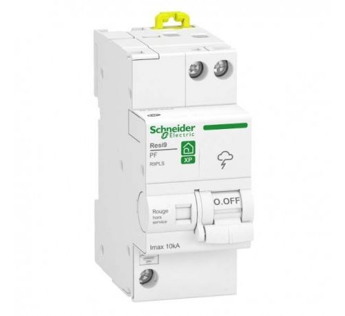 Schneider Electric Noir Parafoudre Combi Resi9 10Ka 1P+N Avec Accessoires - R9plc