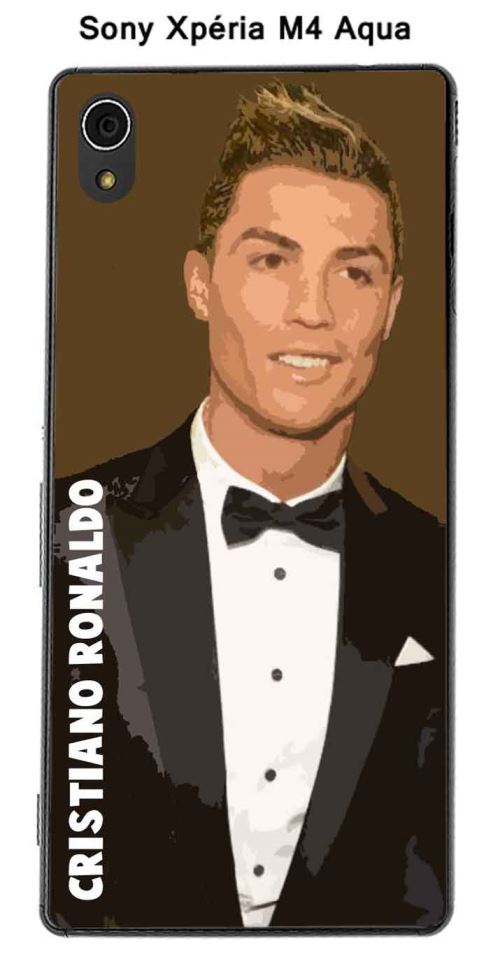 Coque Ronaldo pour Sony Xpéria M4 Aqua