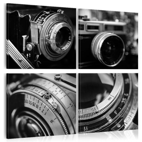 Tableau - Vintage Cameras .Taille : 60x60