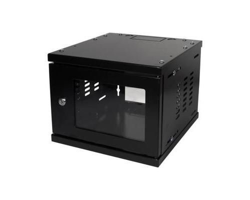 LogiLink SOHO - Armoire - montable sur mur - noir, RAL 9004 - 4U - 10