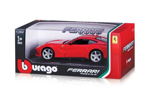 BBURAGO Ferrari 458 Race & Play 1:24 Modèle de voiture de sport Pré assemblé Neuf - vue 3