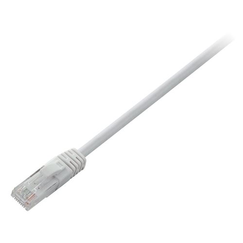 v7 câble rj45 cat5e non blindé (utp) rj45 mâle vers rj45 mâle, blanc 10m 32.8ft noir