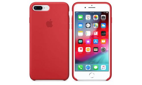 Coque origine Apple iPhone 7/8+ silicone rouge