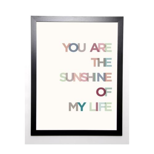BRAUN STUDIO Image encadrée Sunshine 57x77 cm Blanc
