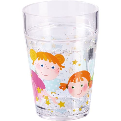 Haba tasse à paillettes avec ange gardien 250 ml