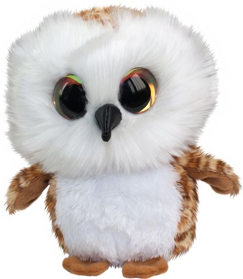 Lumo Stars peluche Lumo Owl Uggla marron/blanc 15 cm
