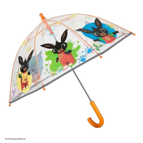 Perletti parapluie enfant Bing manuel 64/60 cm transparent