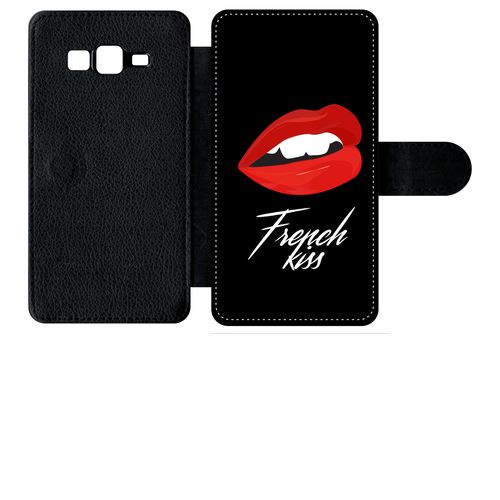 Etui À Rabat Samsung Galaxy Grand Prime G5306 French Kiss Bouche