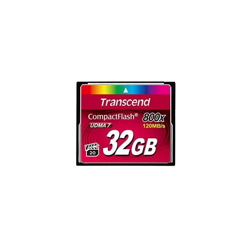 Transcend Information Transcend - Carte Mémoire Flash - 32 Go - 800X - Compactflash - Image 1