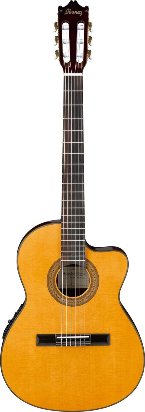 Ibanez GA5TCE-AM guitare classique électro-acoustique ambre
