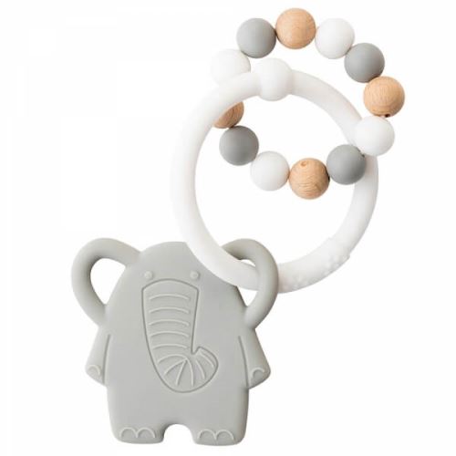 Anneau hochet éléphant - nattou