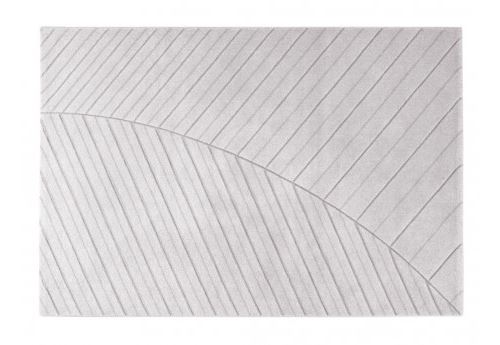 Tapis style scandinave FJORD - polypropylène et jute - 160x230 cm - Gris