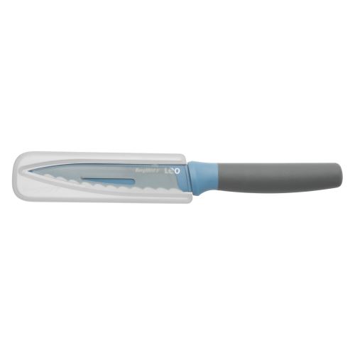 Berghoff - Couteau de cuisine dentelé bleu 11,5 cm - Leo