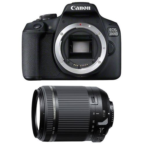 Canon appareil photo reflex eos 2000d + tamron 18-200 vc