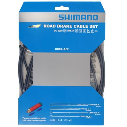 Shimano jeu de câbles de frein Dura-Ace BC-9000gris 8 pièces