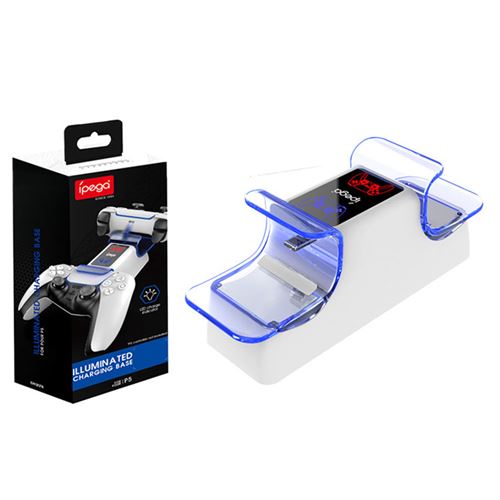 Chargeur double pour manette de jeu DEF JB0015 PS5 avec indicateur LED
