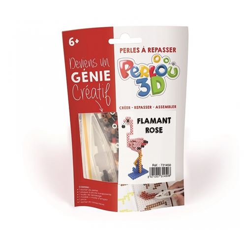 Perlou 3D Flamant rose