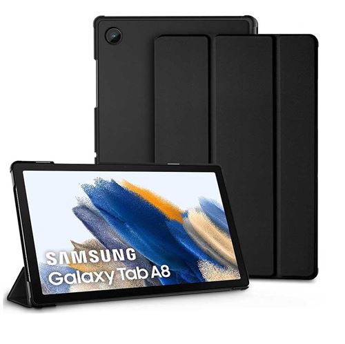 Coque Tablette pour Samsung TAB A8 (10.5) Etui Housse Noir avec Support  Fonction et Veille-Réveil Automatique support - Cdiscount Informatique