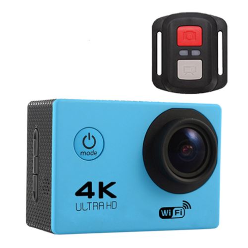 F60R 4K WIFI Caméra DV Sportive HD 1080P Etanche - Bleu