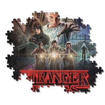 CLEMENTONI Puzzle 1000 Pièces Stranger Things 5 – 70x50 Cm – Made In Italy – Qualité Et éco-responsabilité